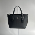 Coach City Mini Tote Black Pebble Leather Crossbody CW031