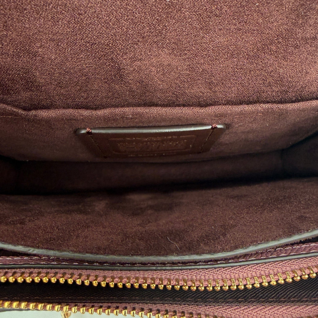Coach Klare Crossbody Mauve Pink Butterfly Applique Leather 1425 Shoulder Bag