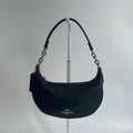 Coach Mini Payton Hobo Black Pebble Leather Shoulder Bag CN011