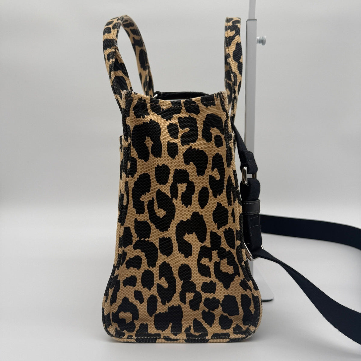 Coach Cargo Tote 26 Leopard Print Canvas Bag CP770 Crossbody Handbag