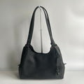 Coach Lori Shoulder Bag Black Pebble Leather C4824