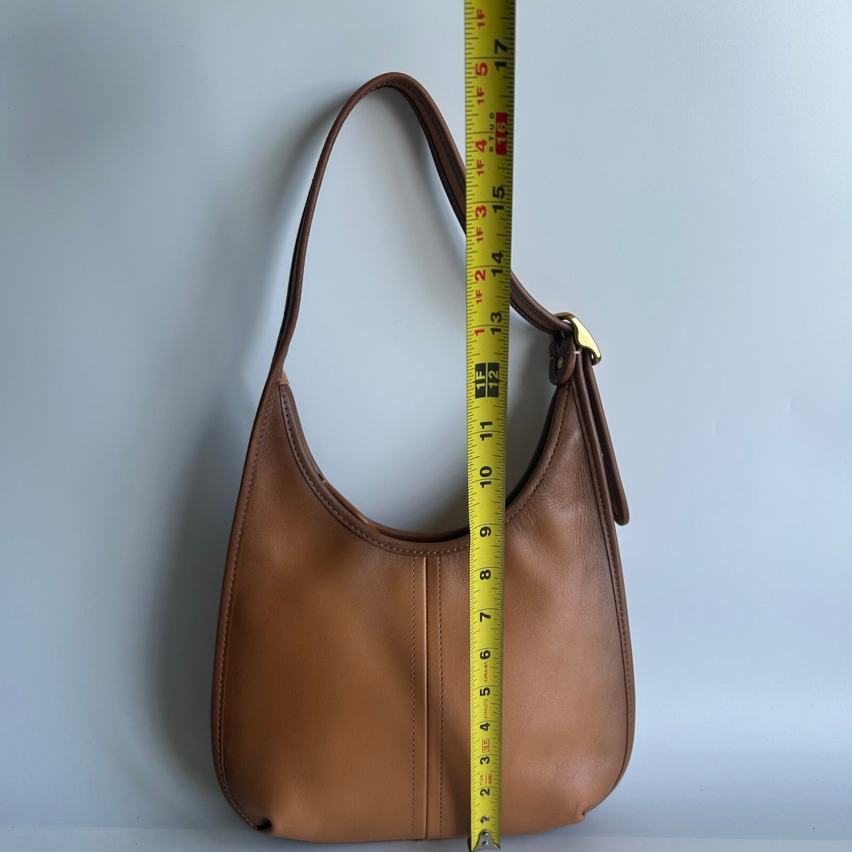 Coach Ergo British Tan Leather Hobo Shoulder Bag C2265