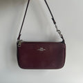 Coach Nolita 19 Burgundy Smooth Leather Shoulder Bag CCK95