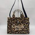 Coach Cargo Tote 26 Leopard Print Canvas Bag CP770 Crossbody Handbag