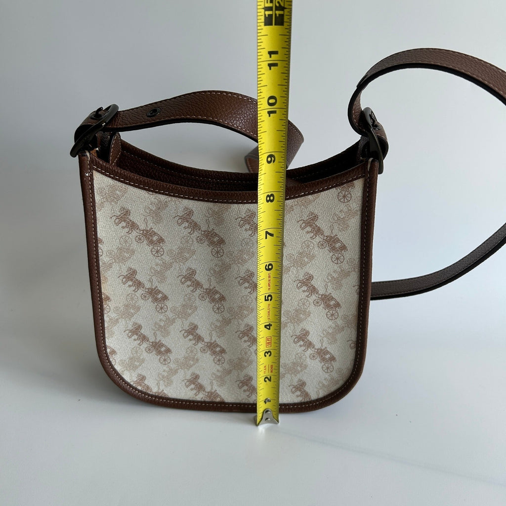 Coach Emery Crossbody Bag Horse and Carriage Coated Canvas Leather 89142