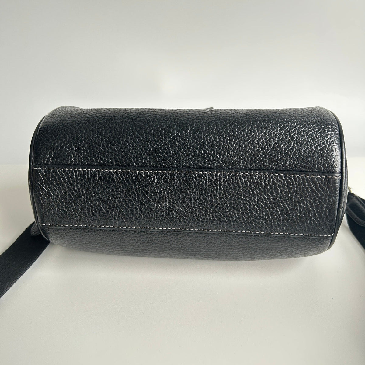 Coach Lacey Crossbody Satchel Black Refined Pebbled Leather CJ571 Bag