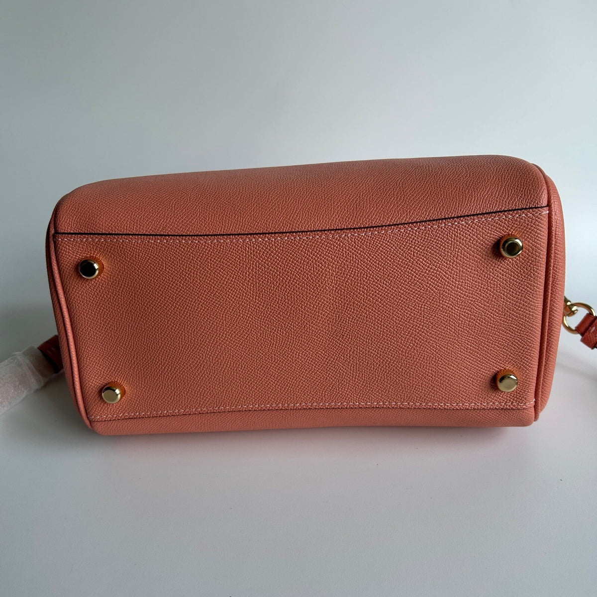 Coach Rowan Satchel Light Coral Crossgrain Leather Bag CH282