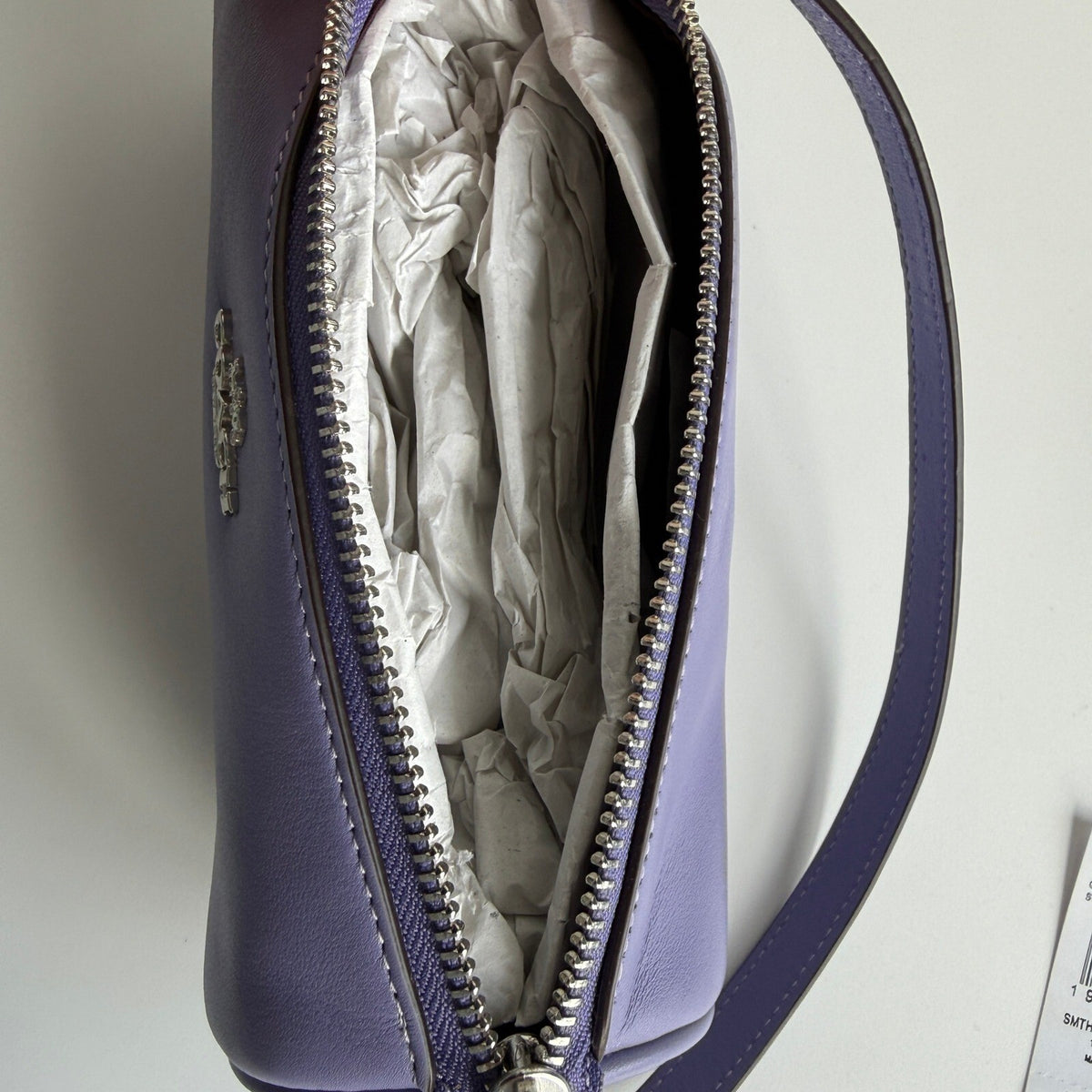 Coach Nolita Barrel Bag Light Violet Leather Shoulder Bag CR830
