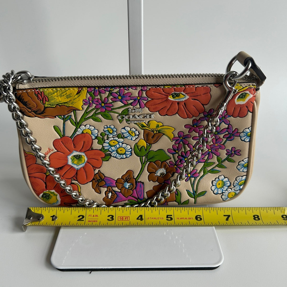 Coach Nolita 19 Shoulder Bag Floral Print Leather CR365